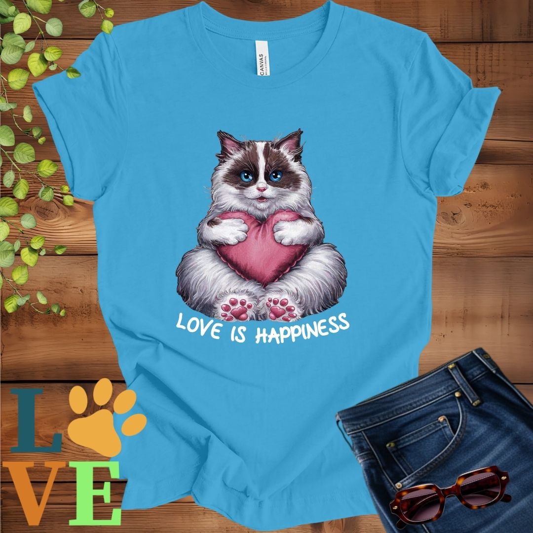 Ragdoll Love Is Happiness Tee