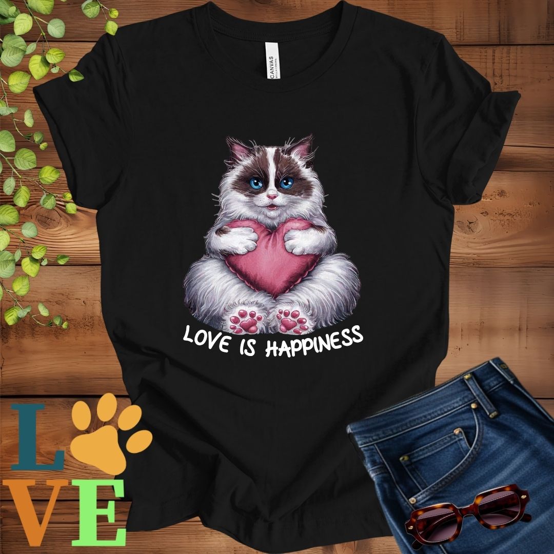 Ragdoll Love Is Happiness Tee