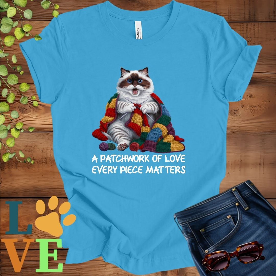 Ragdoll Patchwork Knitting Tee
