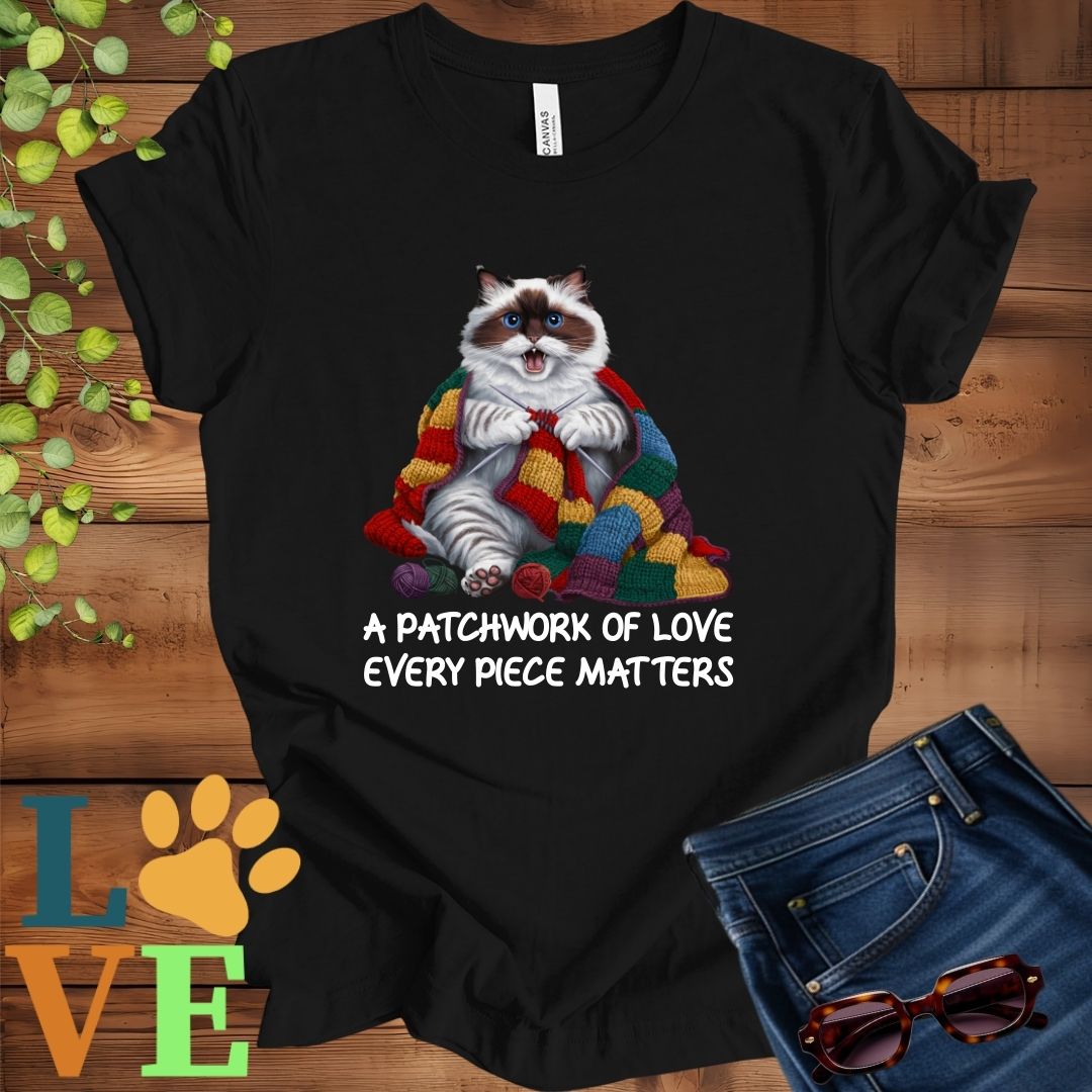 Ragdoll Patchwork Knitting Tee