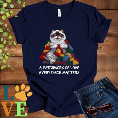 Ragdoll Patchwork Knitting Tee