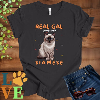 Real Gal Loves Her Siamese Tee