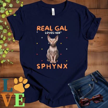 Real Gal Loves Her Sphynx Tee