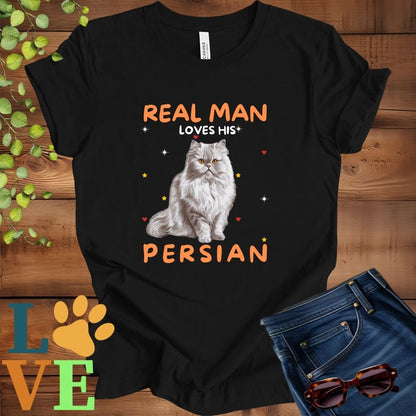 Real Man Loves His Persian Tee