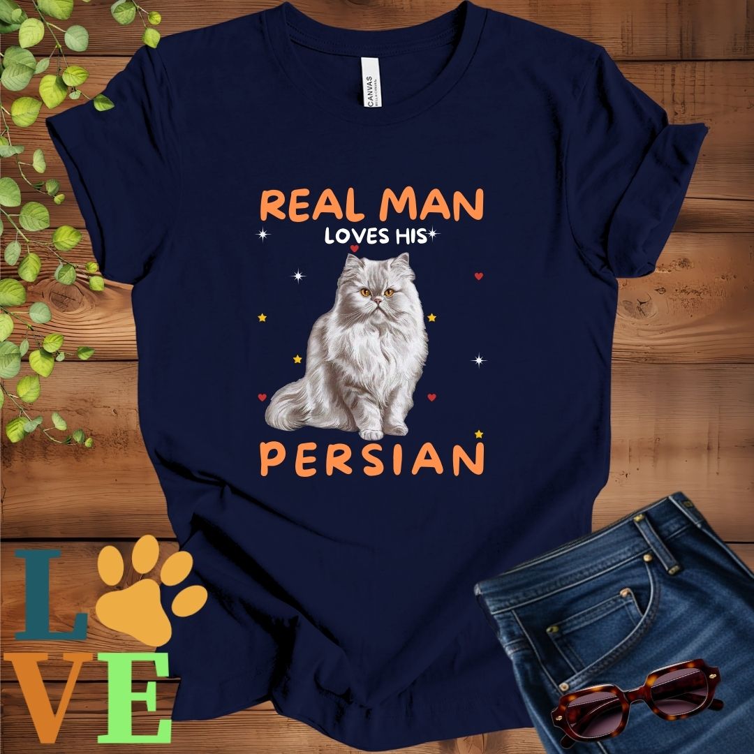 Real Man Loves His Persian Tee