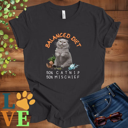 Scottish Fold Balanced Diet Tee