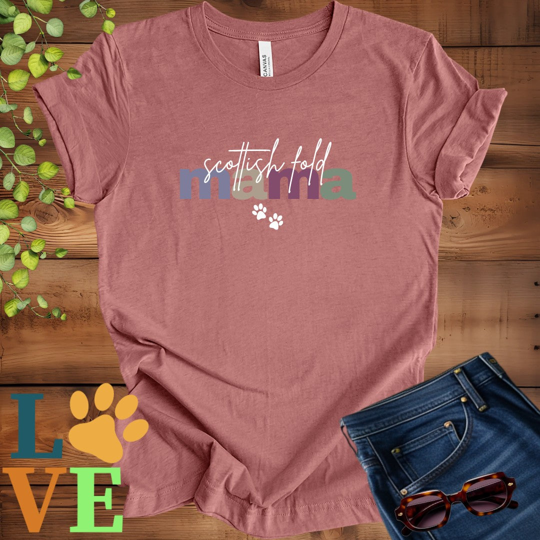 Scottish Fold Mama Tee