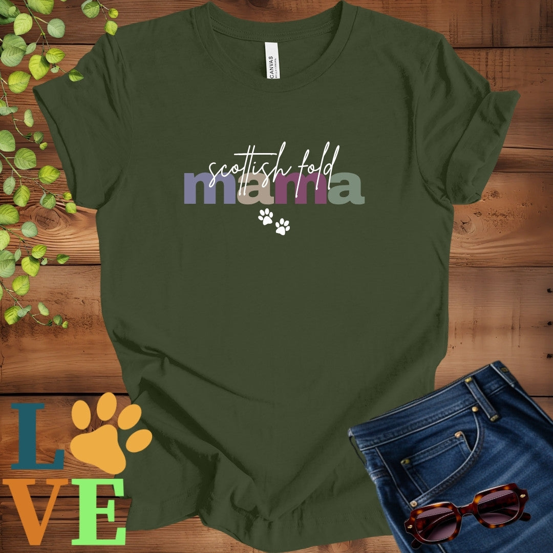 Scottish Fold Mama Tee