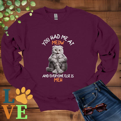 Scottish Fold Meow Sweatshirt