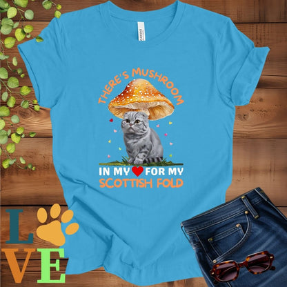 Scottish Fold Mushroom Tee