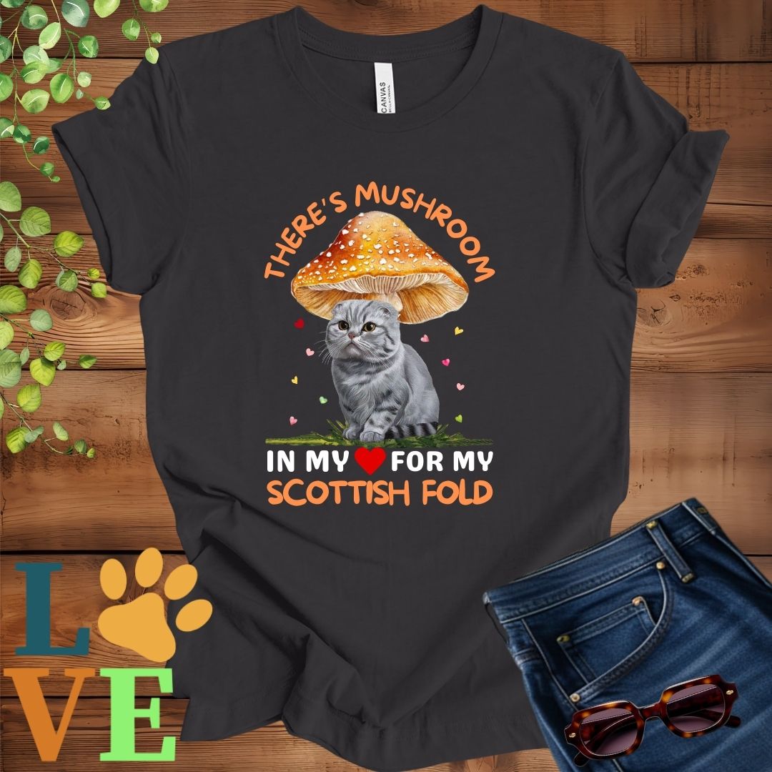 Scottish Fold Mushroom Tee