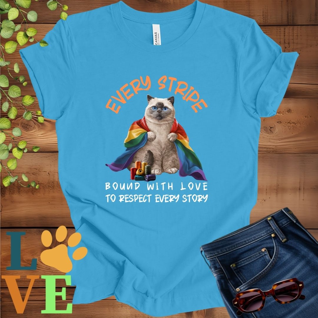 Siamese LGBTQ+ Flag Tee