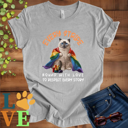 Siamese LGBTQ+ Flag Tee