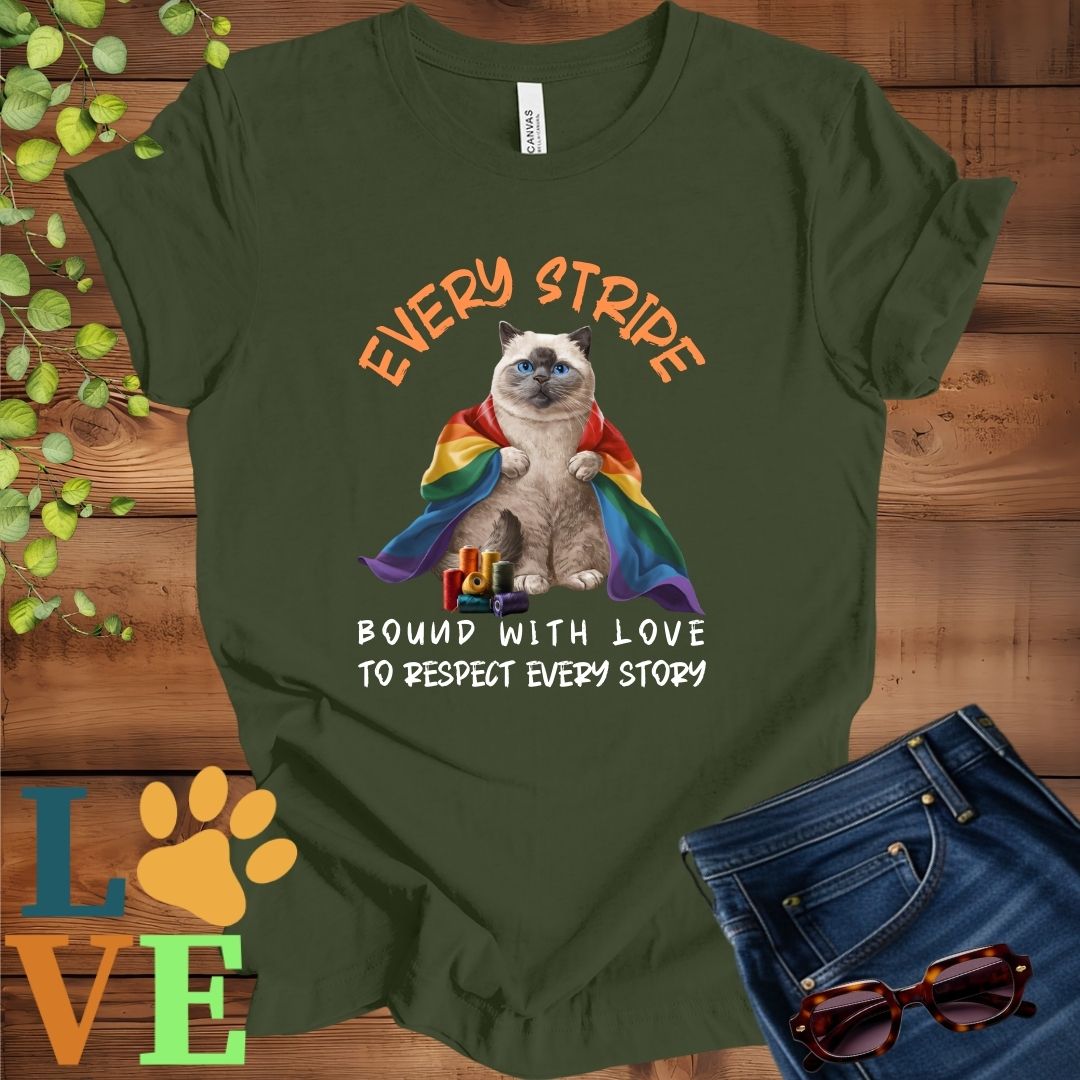 Siamese LGBTQ+ Flag Tee