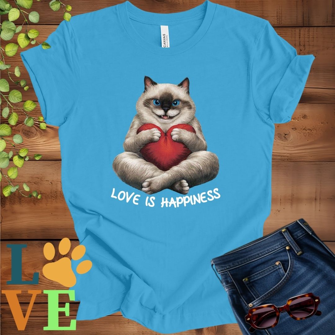 Siamese Love Is Happiness Tee