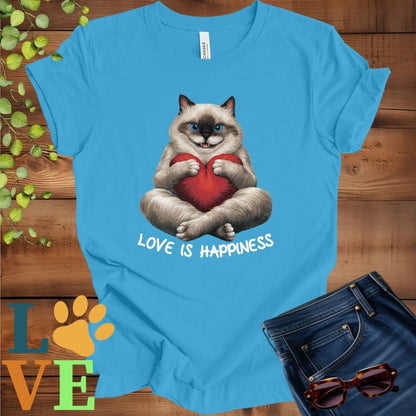 Siamese Love Is Happiness Tee