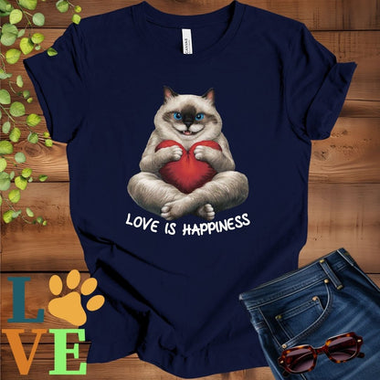 Siamese Love Is Happiness Tee