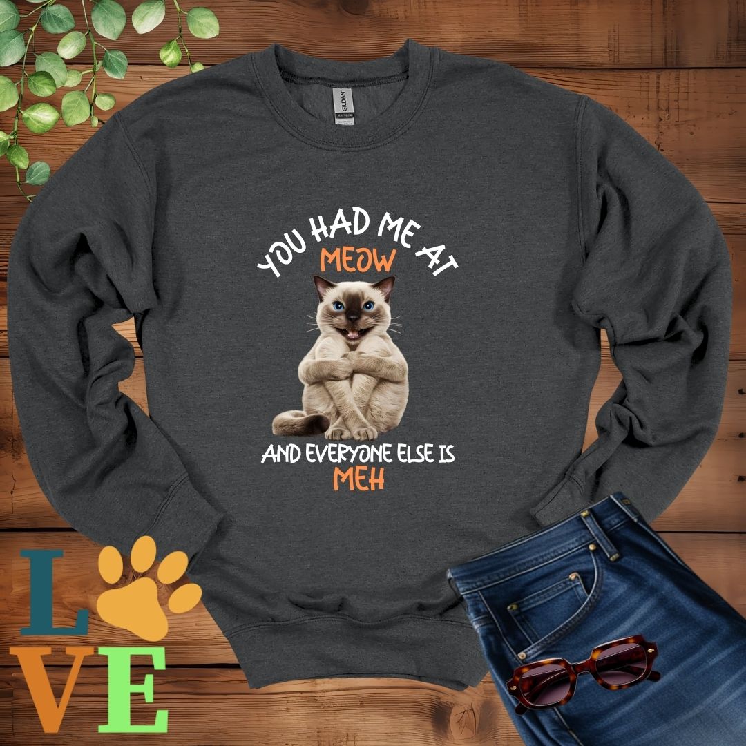 Siamese Meow Sweatshirt