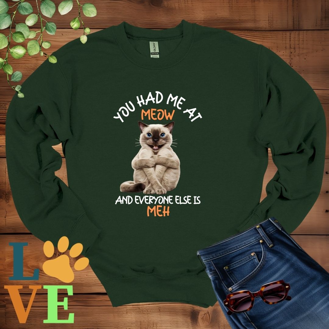 Siamese Meow Sweatshirt