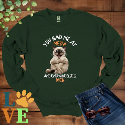 Siamese Meow Sweatshirt