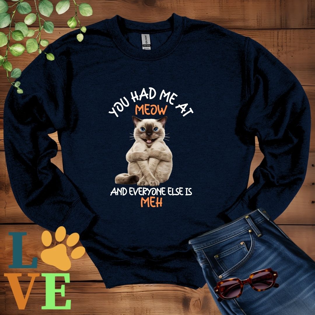 Siamese Meow Sweatshirt