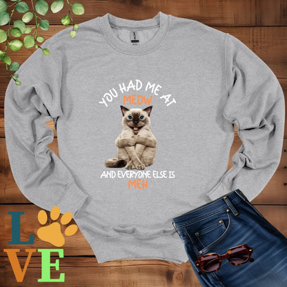 Siamese Meow Sweatshirt