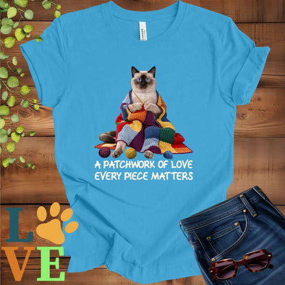 Siamese Patchwork Knitting Tee