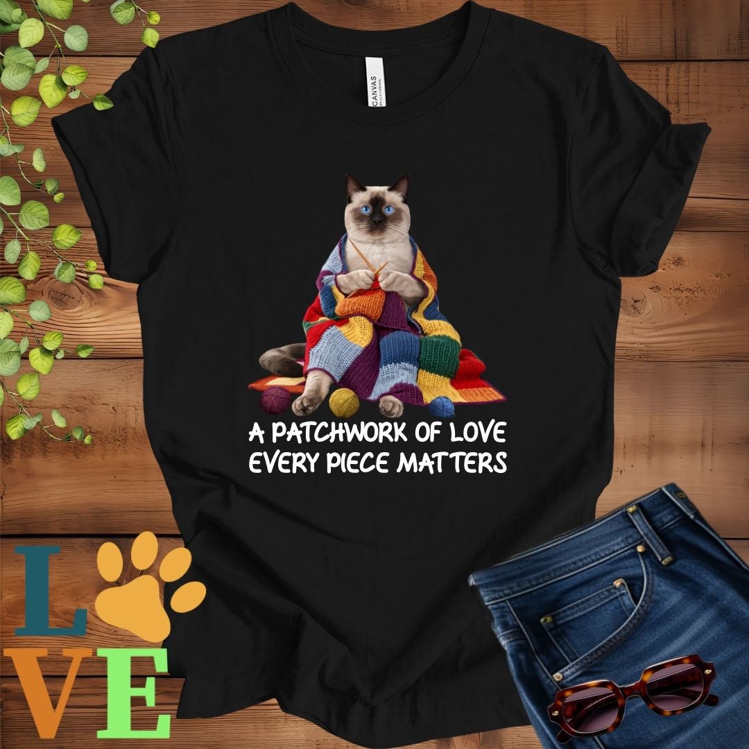 Siamese Patchwork Knitting Tee
