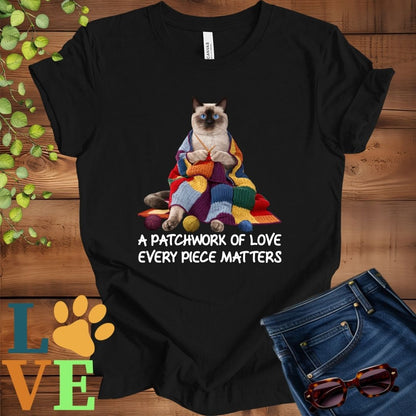 Siamese Patchwork Knitting Tee