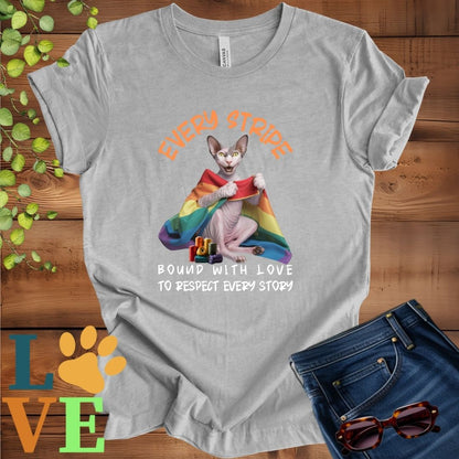 Sphynx LGBTQ+ Flag Tee