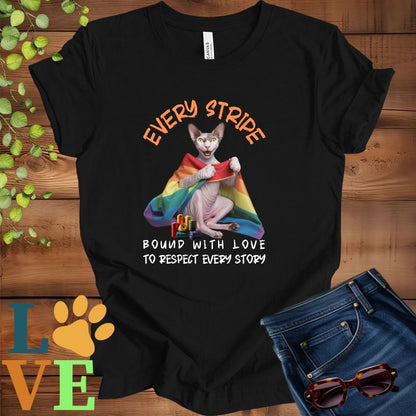 Sphynx LGBTQ+ Flag Tee