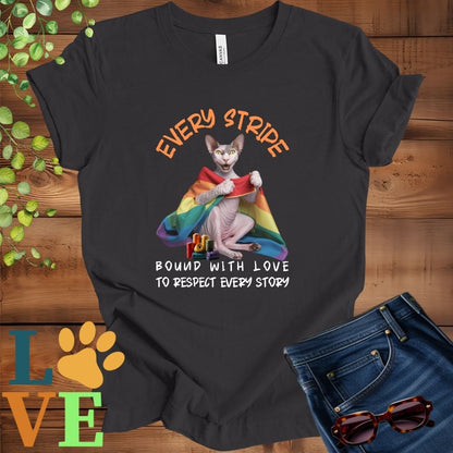 Sphynx LGBTQ+ Flag Tee