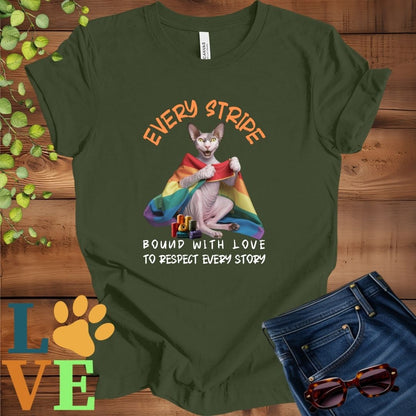 Sphynx LGBTQ+ Flag Tee