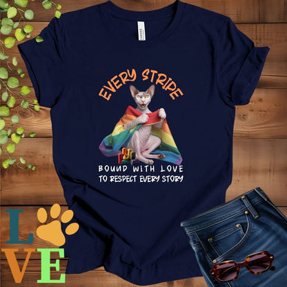 Sphynx LGBTQ+ Flag Tee