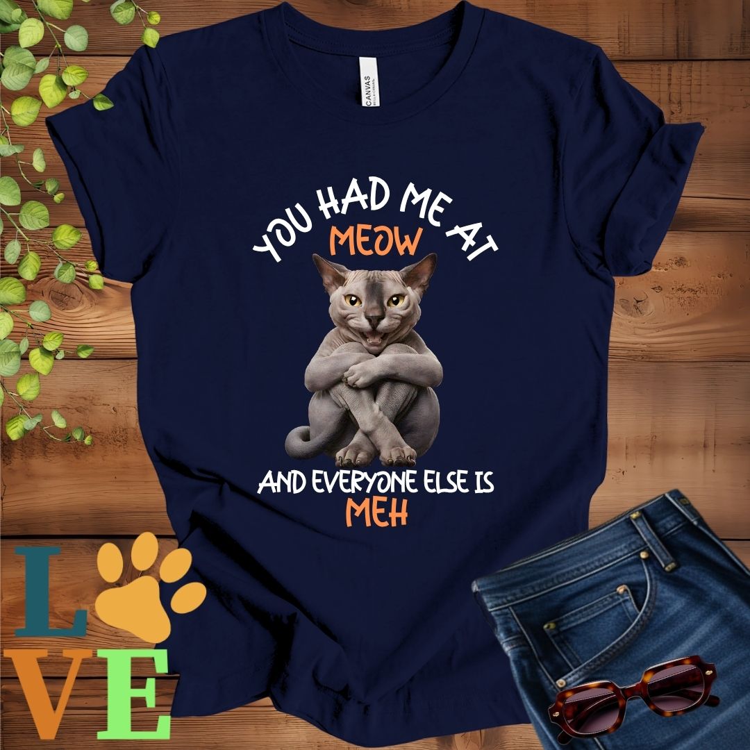 Sphynx Meow Tee