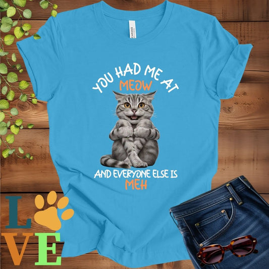 Tabby Cat Meow Tee