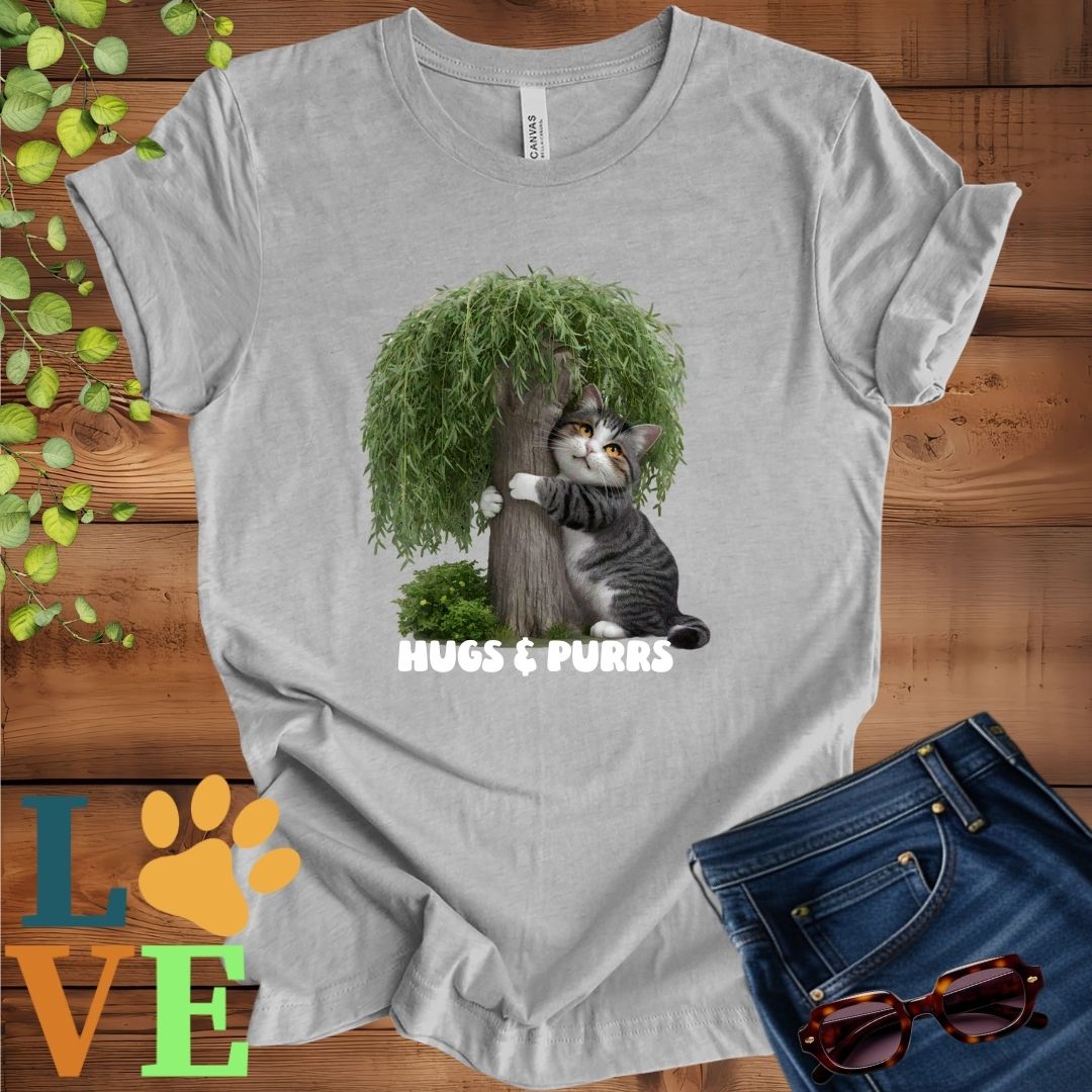 Tabby Cat Tree Hugger Tee