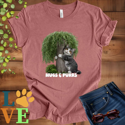Tabby Cat Tree Hugger Tee