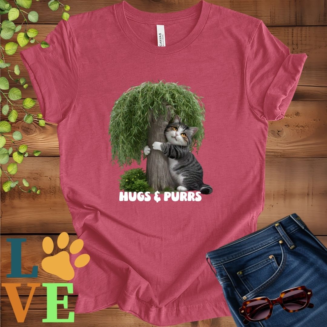 Tabby Cat Tree Hugger Tee
