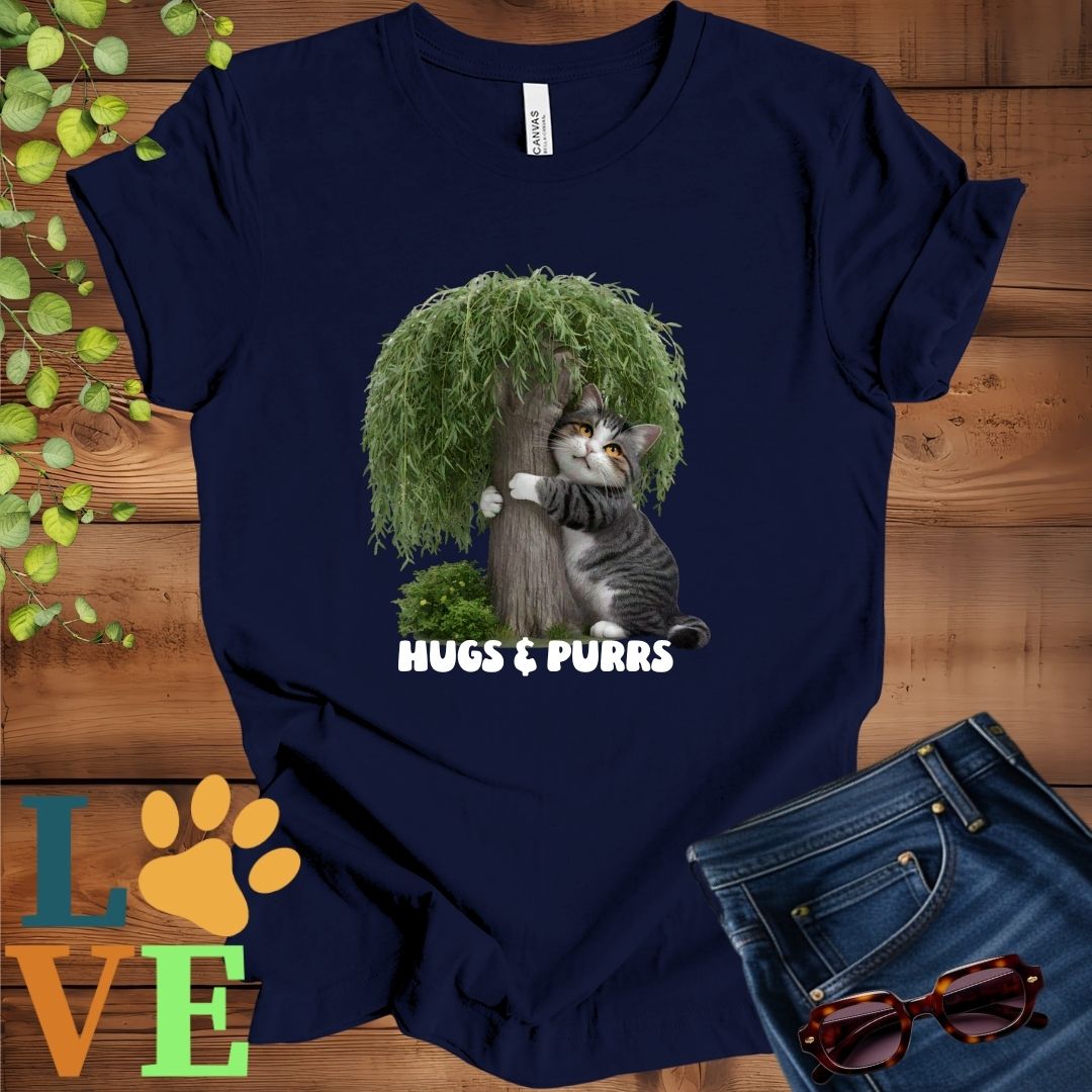 Tabby Cat Tree Hugger Tee