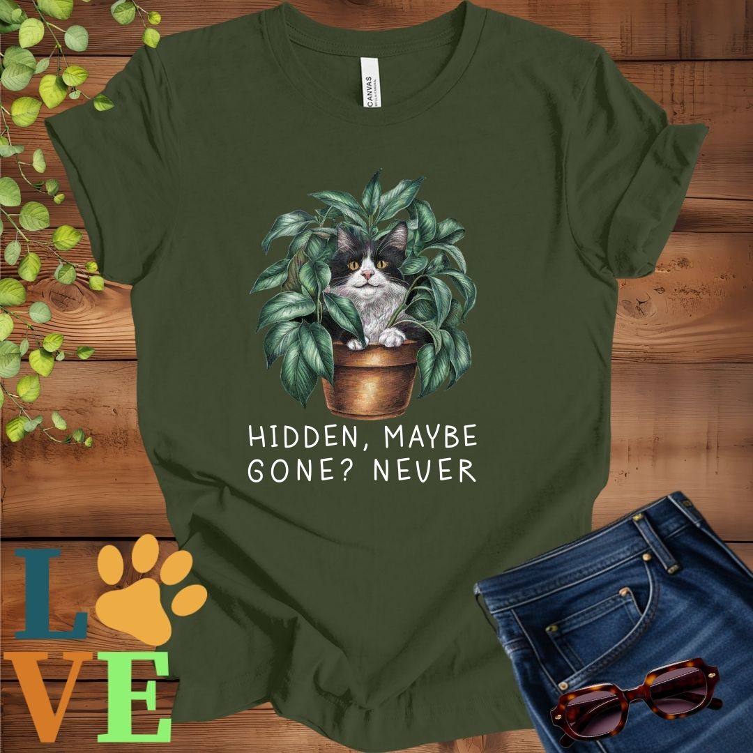 Tuxedo Cat Hidden Tee