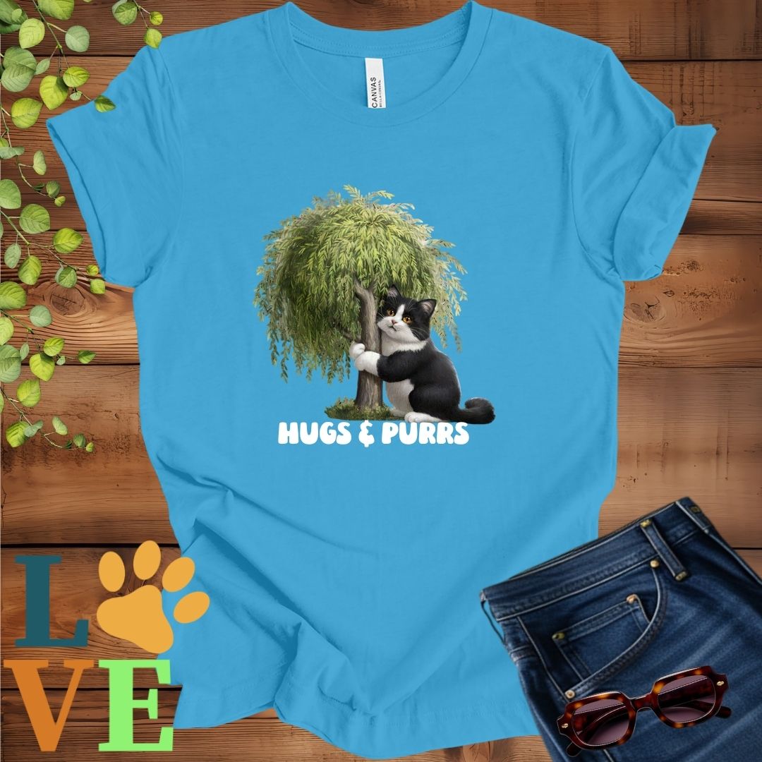 Tuxedo Cat Tree Hugger Tee