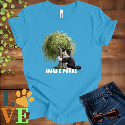 Tuxedo Cat Tree Hugger Tee