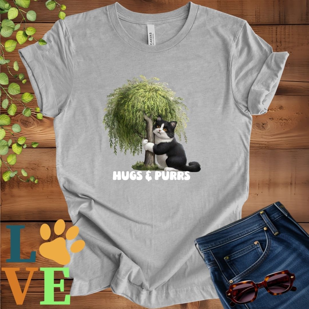 Tuxedo Cat Tree Hugger Tee