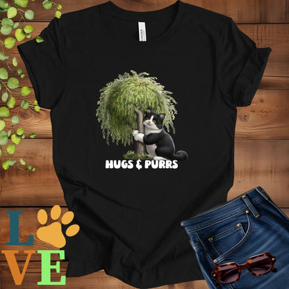 Tuxedo Cat Tree Hugger Tee