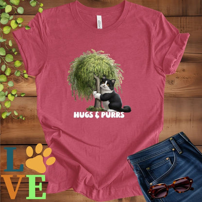 Tuxedo Cat Tree Hugger Tee