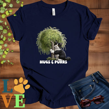 Tuxedo Cat Tree Hugger Tee