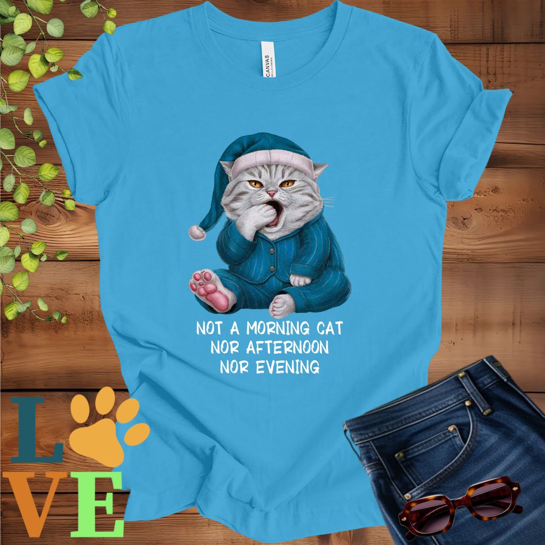 Yawning American Shorthair Tee
