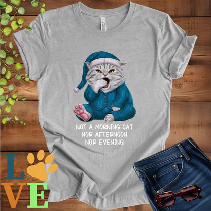 Yawning American Shorthair Tee
