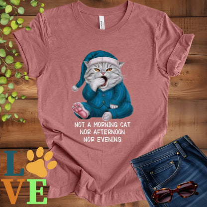 Yawning American Shorthair Tee
